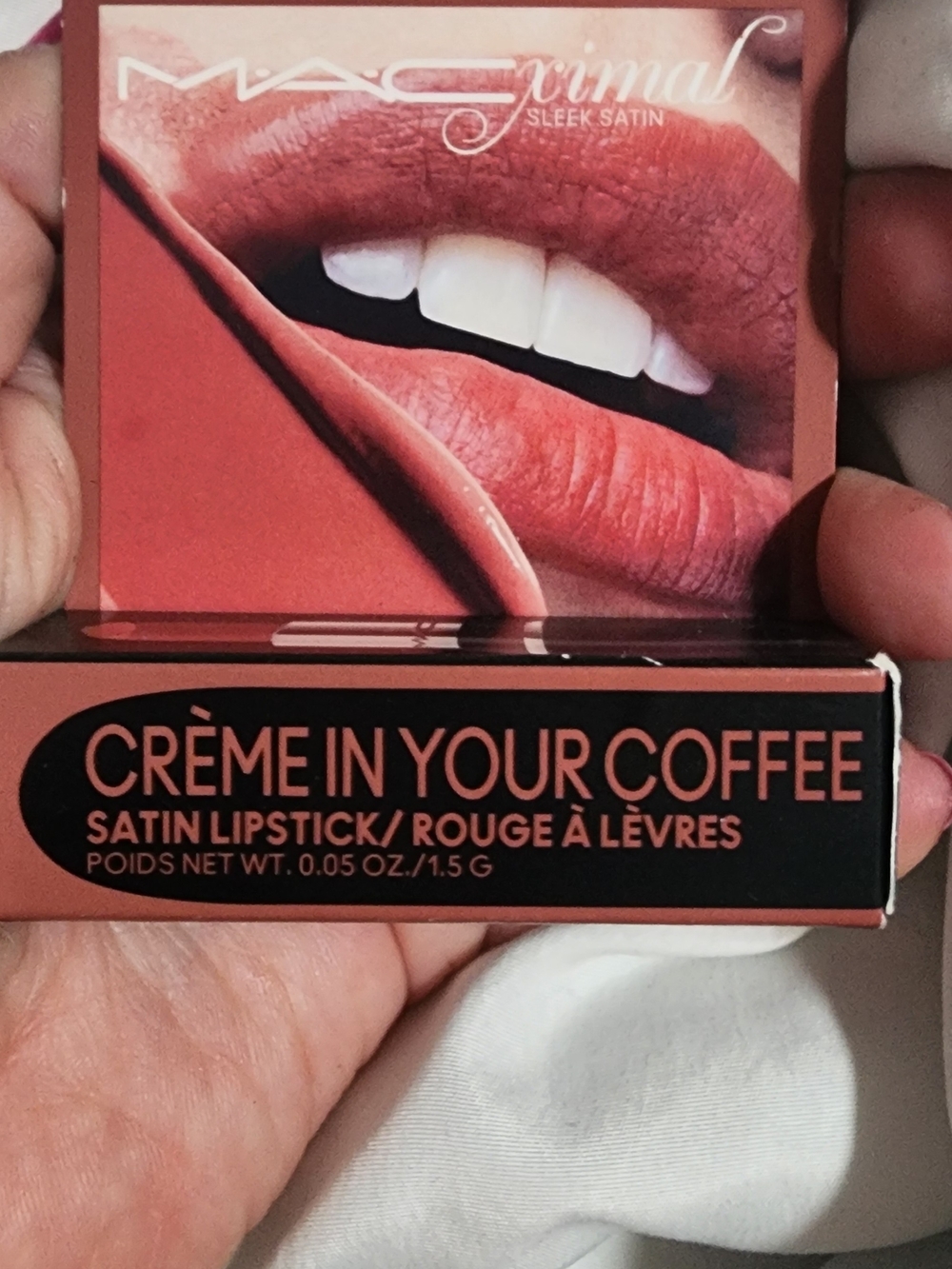 MAC Cosmetics Crème In Your Coffee Satin Lipstick - Warm Brown Nude